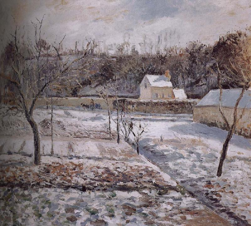 Camille Pissarro Snow oil painting picture